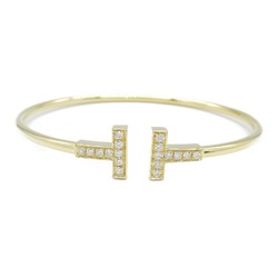 Tiffany & Co. T-Wire Diamond Bracelet, 18K Yellow Gold, Diamond, Women's, Clear