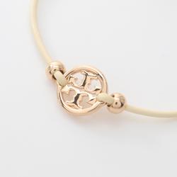 Tory Burch MILLER SLIDER Mirror Slider Bracelet GP (Gold Plated) Leather Women's Gold White 144706709