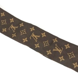 LOUIS VUITTON M77325 Bandeau BB Monogram Forever Scarf Silk Women's Brown