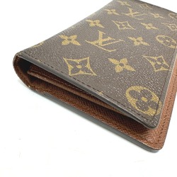 LOUIS VUITTON M66540 Portefeuille Brazza Long Wallet Monogram Canvas Women's Brown