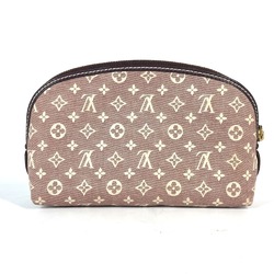 LOUIS VUITTON M40377 Monogram Idylle Pochette Tick Pouch Women's Sepia Red