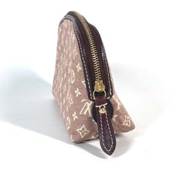 LOUIS VUITTON M40377 Monogram Idylle Pochette Tick Pouch Women's Sepia Red