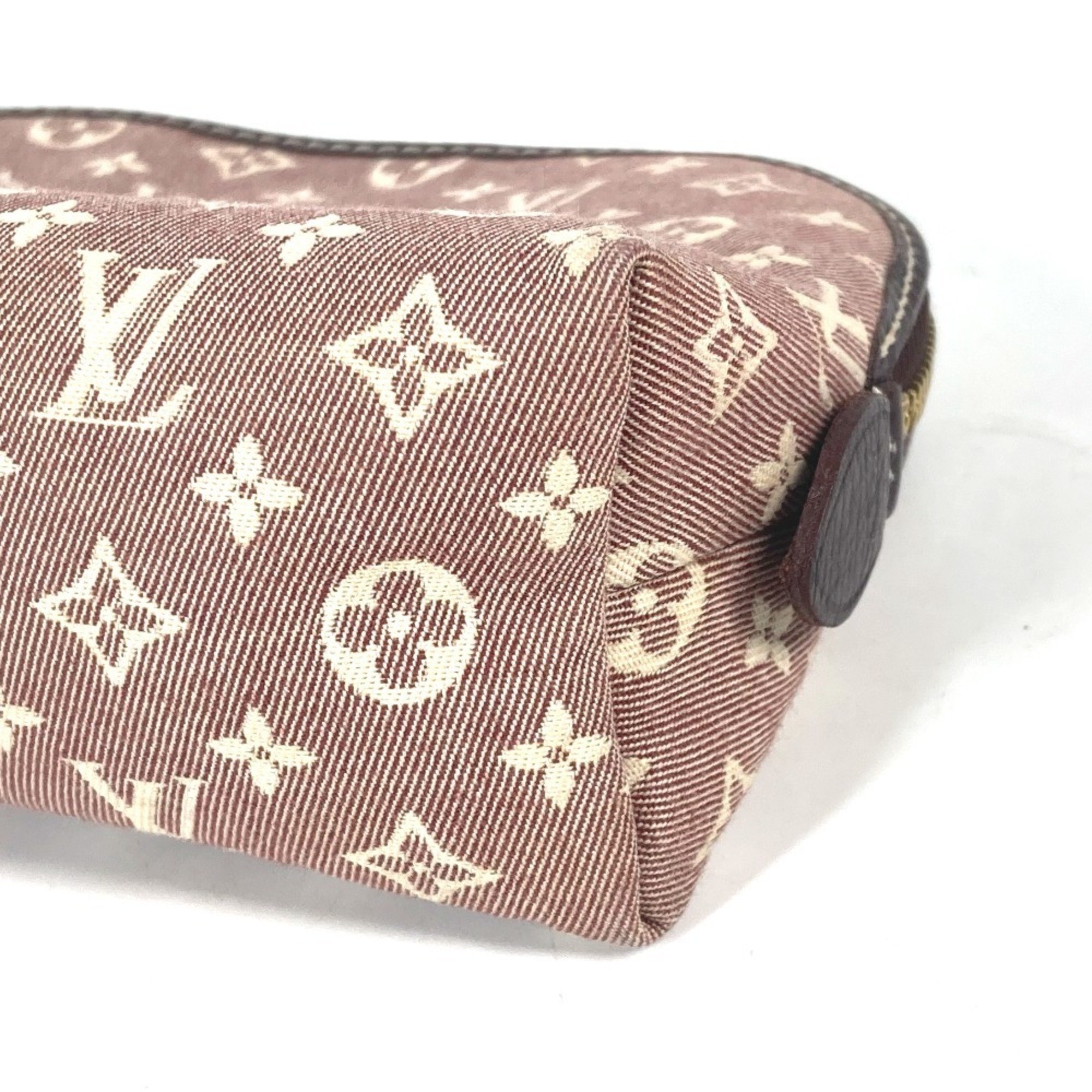 LOUIS VUITTON M40377 Monogram Idylle Pochette Tick Pouch Women's Sepia Red