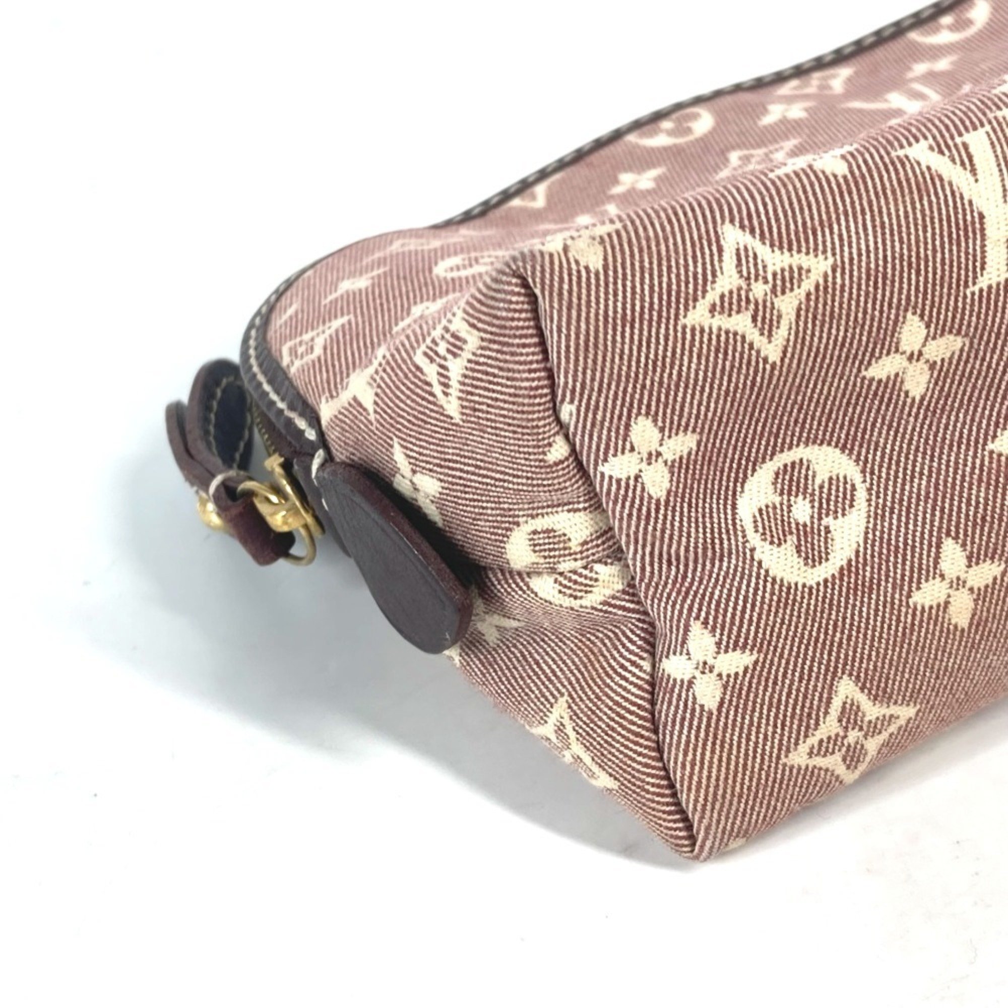 LOUIS VUITTON M40377 Monogram Idylle Pochette Tick Pouch Women's Sepia Red