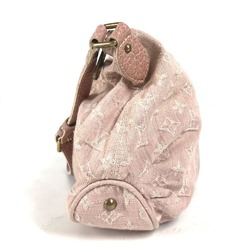 LOUIS VUITTON M95833 Monogram Denim Slightly Shoulder Bag Women's Pink