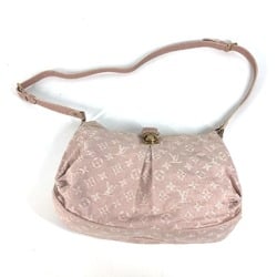 LOUIS VUITTON M95833 Monogram Denim Slightly Shoulder Bag Women's Pink