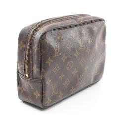 Louis Vuitton LOUIS VUITTON Truss Toilette 23 Monogram Pouch Bag Coated Canvas Women's Brown M47524