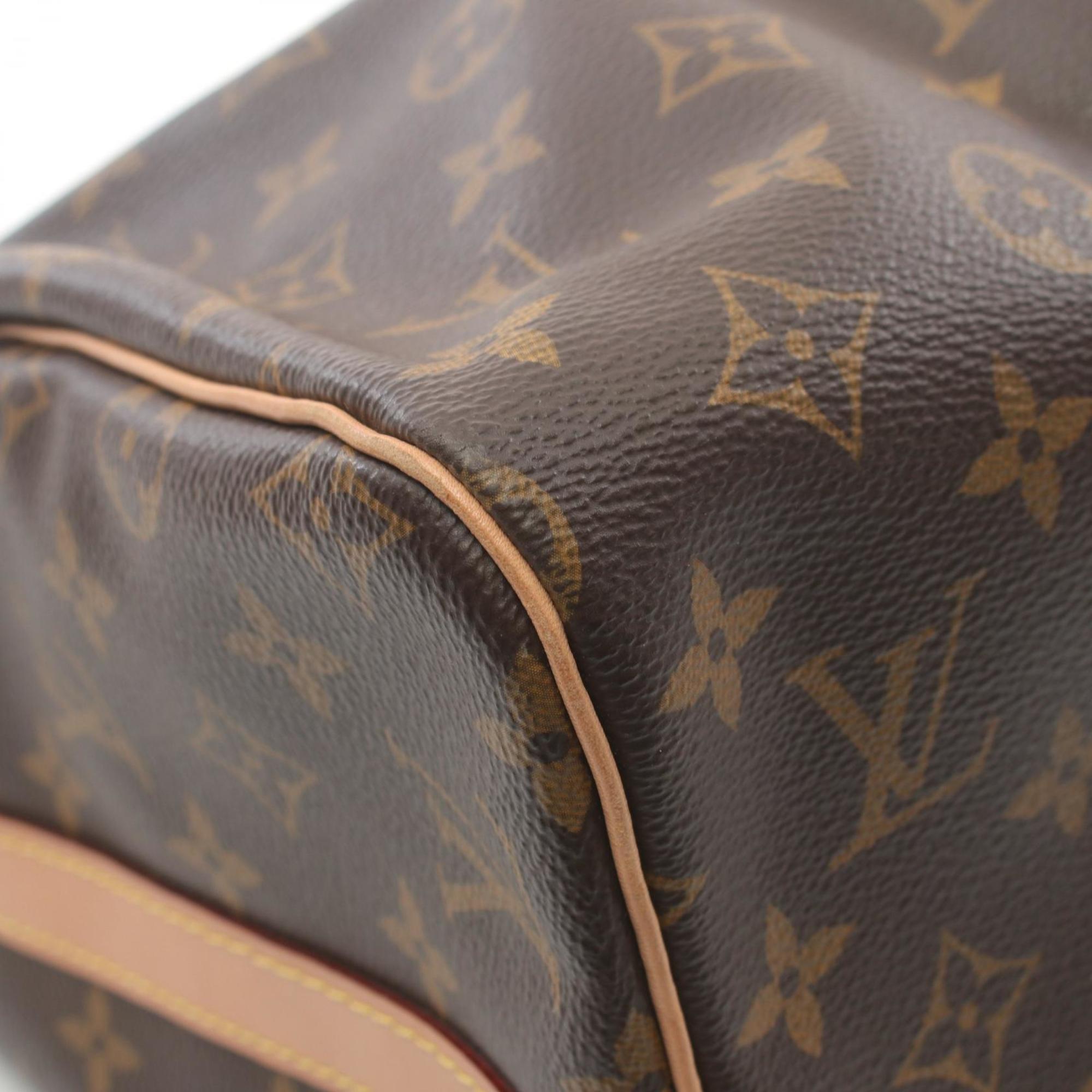 Louis Vuitton Speedy Bandouliere 30 Monogram Handbag Bag Coated Canvas Leather Women's Brown M41112