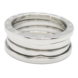 BVLGARI B-zero1 Ring, K18WG (White Gold), Men's, Women's, Silver