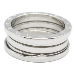 BVLGARI B-zero1 Ring, K18WG (White Gold), Men's, Women's, Silver