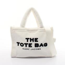 MARC JACOBS THE TERRY SMALL Tote Bag Polyester Women's White H059M06PF22