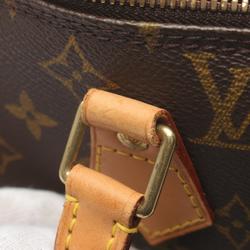 Louis Vuitton Alma PM Monogram Handbag Bag Coated Canvas Leather Women's Brown M51130