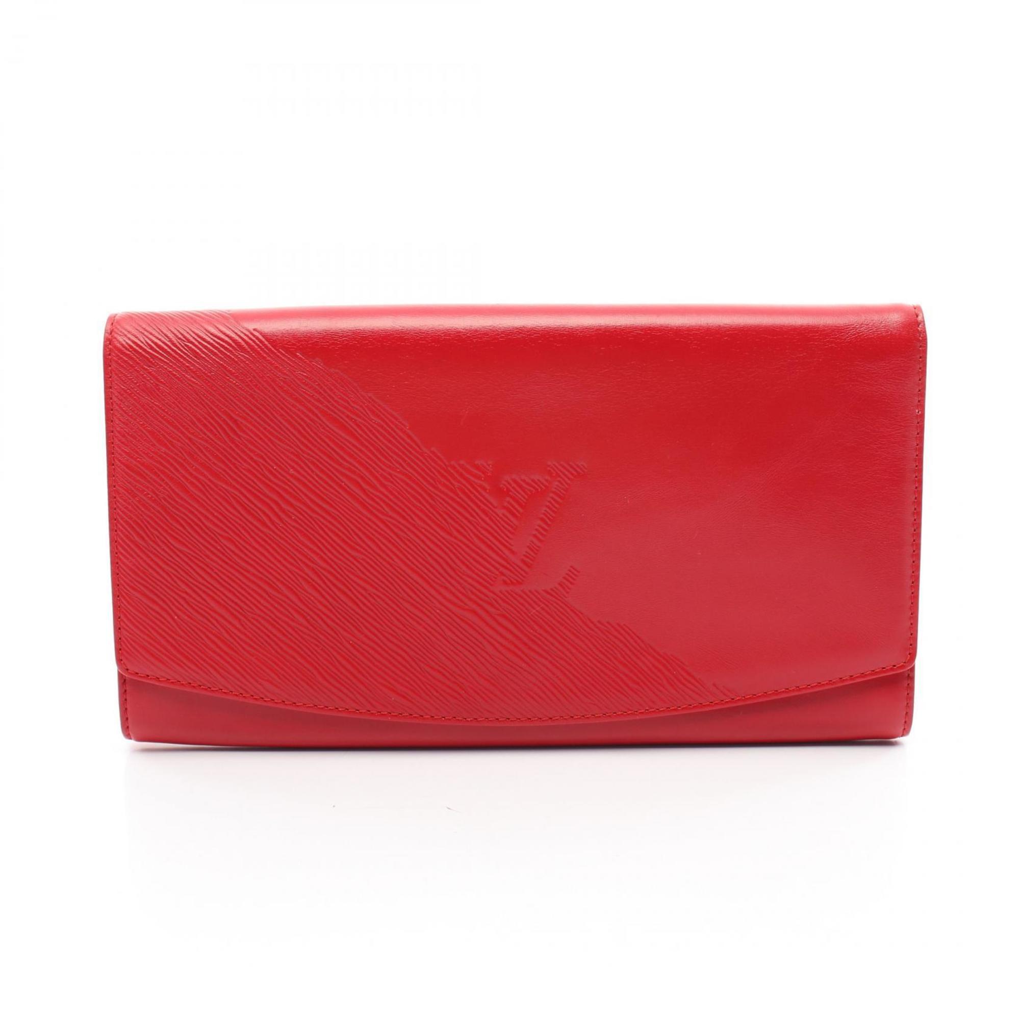 Louis Vuitton Aegean Opera Second Bag Clutch Leather Women's Red M63967