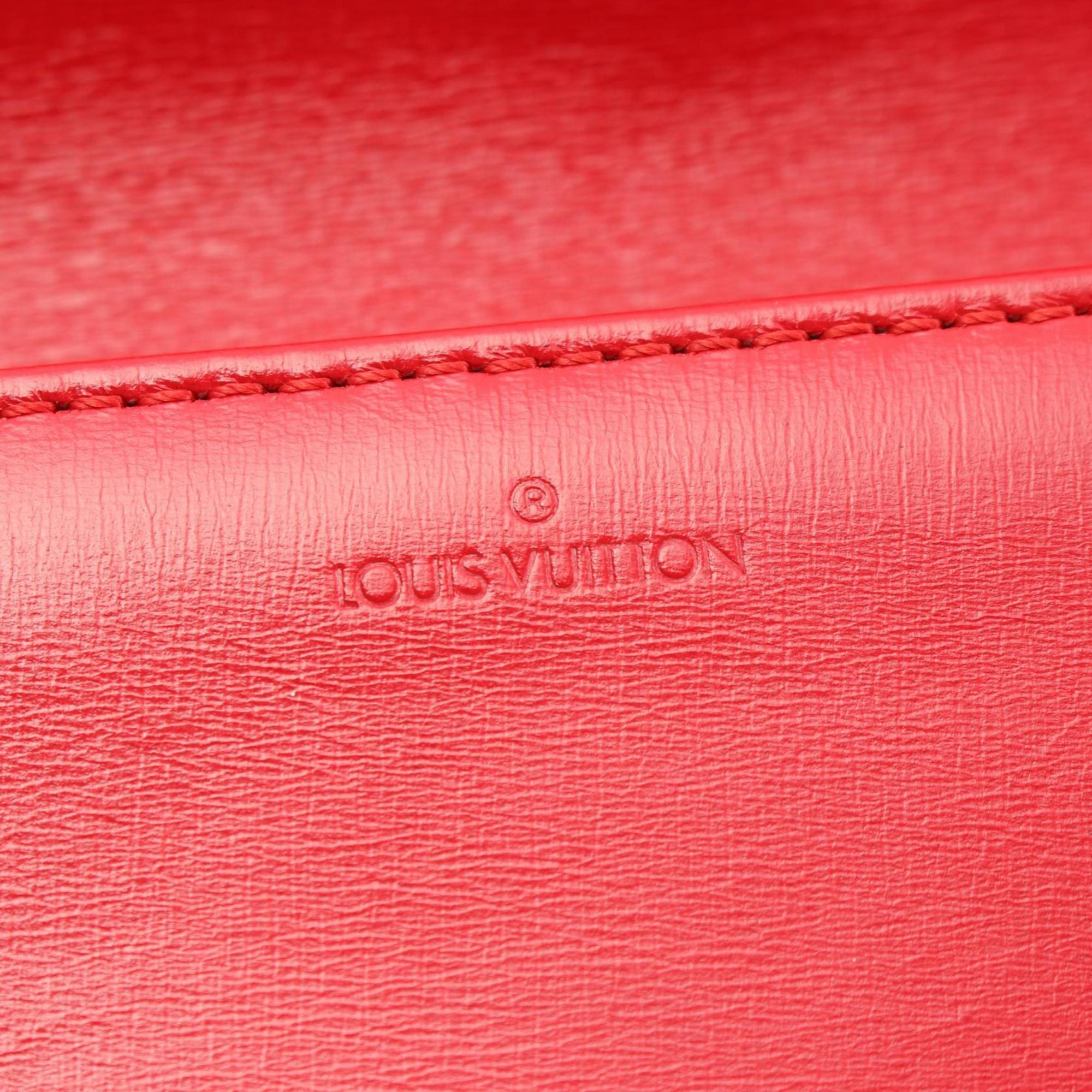 Louis Vuitton Aegean Opera Second Bag Clutch Leather Women's Red M63967