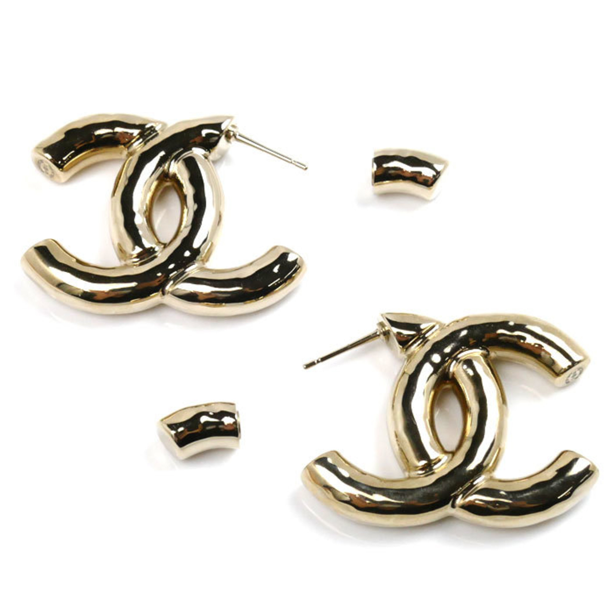 CHANEL Metal Coco Mark Earrings for Women