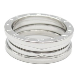 BVLGARI B-zero1 Ring, K18WG (White Gold), Men's, Women's, Silver