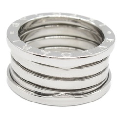 BVLGARI B-zero1 Ring, K18WG (White Gold), Men's, Women's, Silver