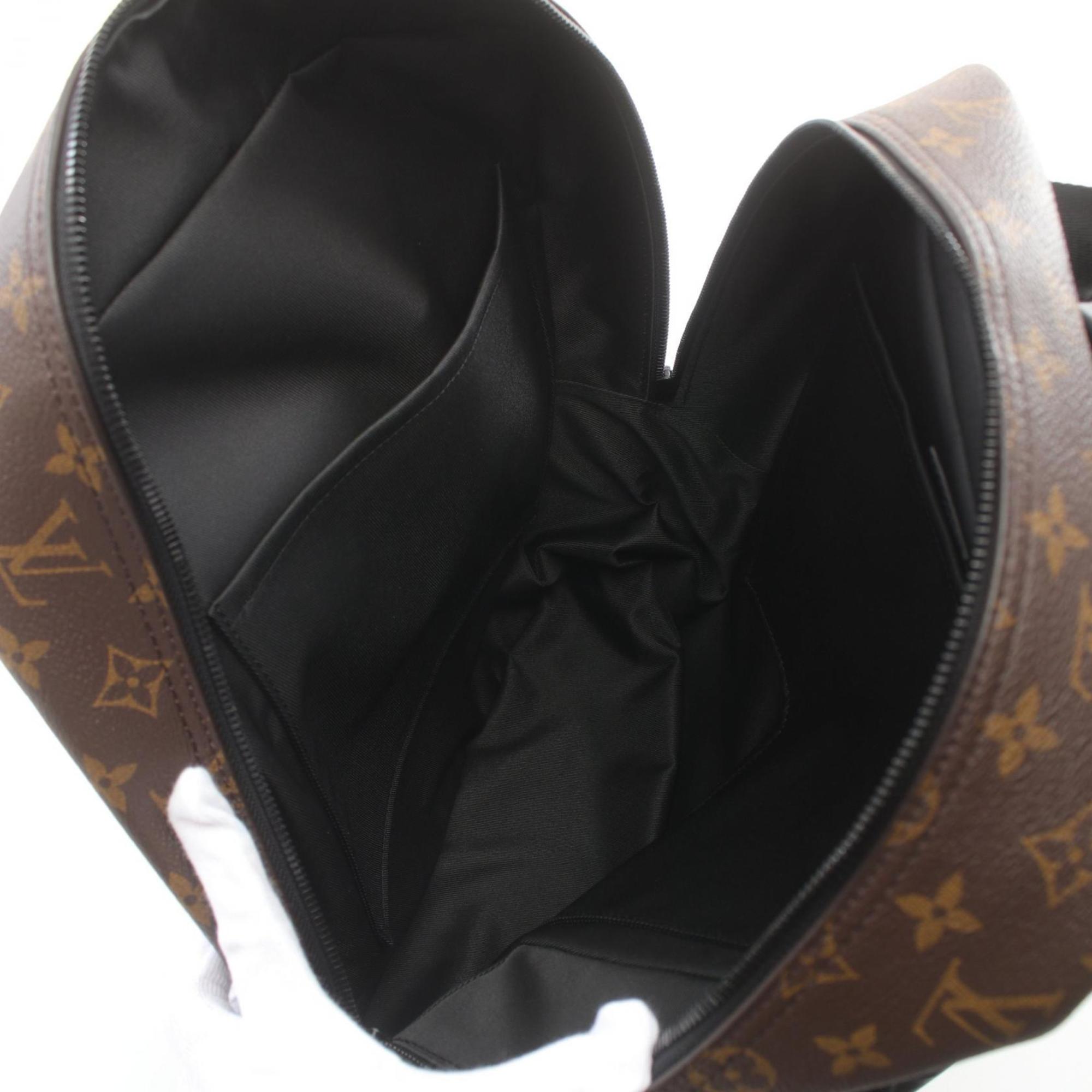 Louis Vuitton LOUIS VUITTON Dean Backpack Rucksack Bag Coated Canvas Leather Monogram Macassar Men's Brown M45335