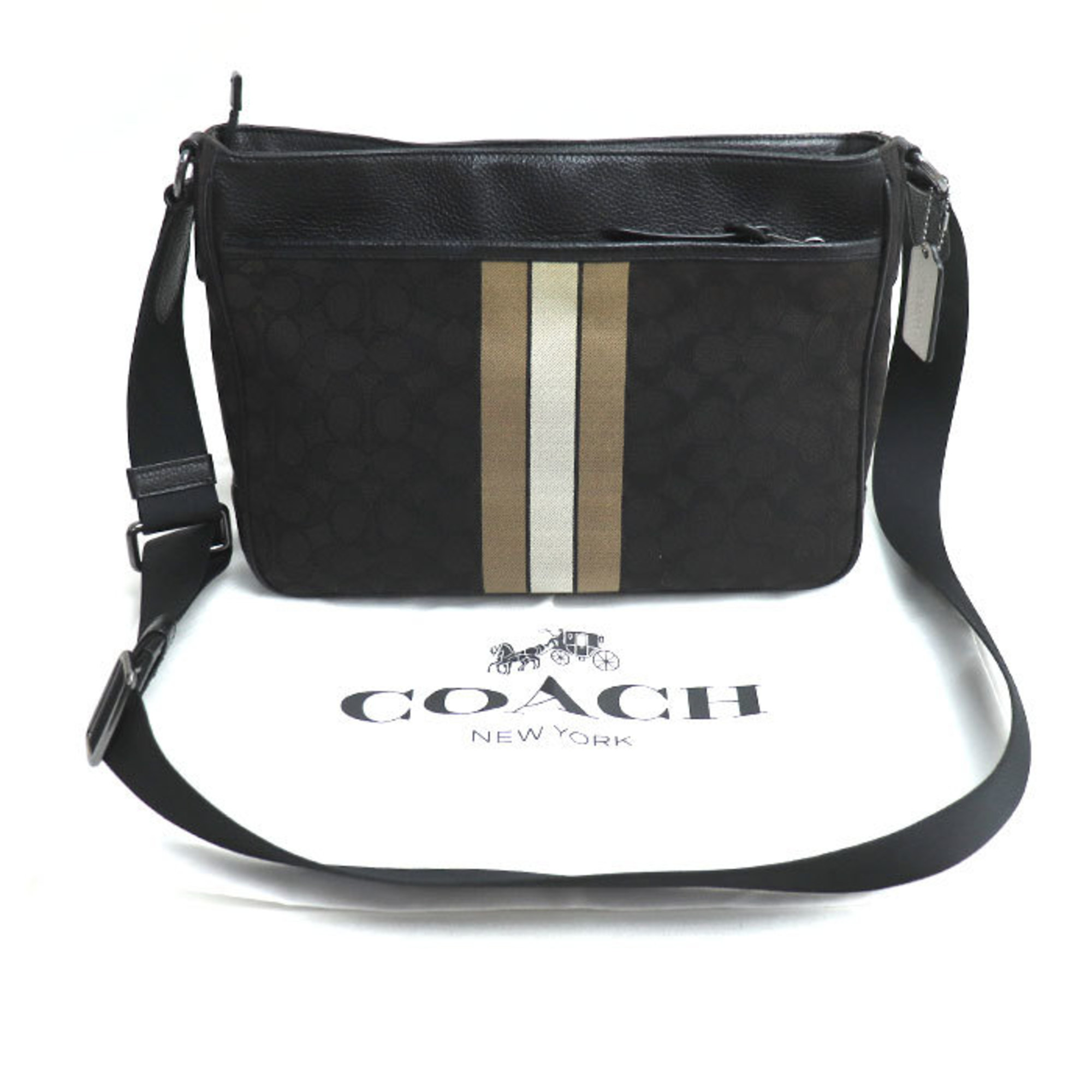 COACH Thompson Crossbody Shoulder Bag Black C5291 Unisex