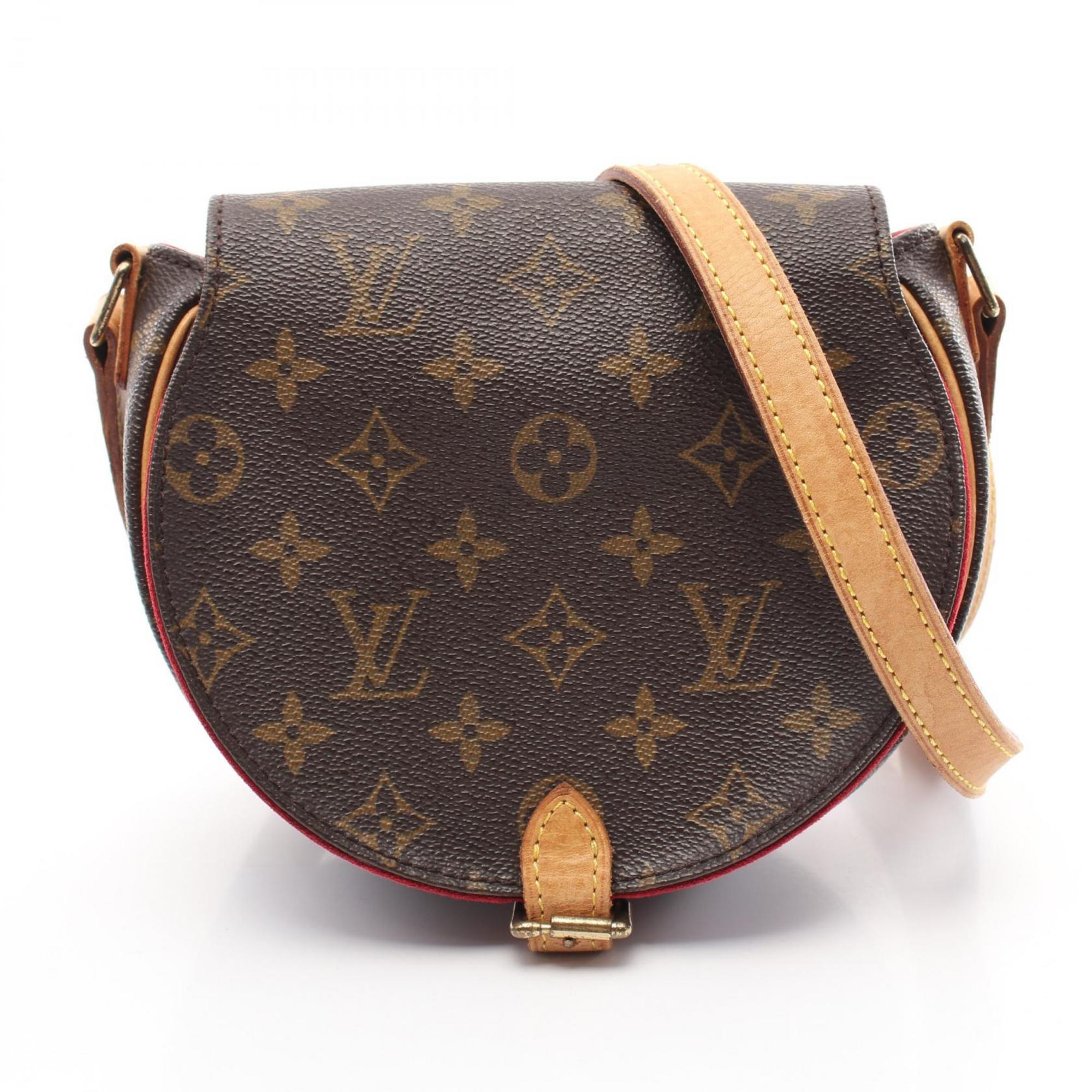 Louis Vuitton LOUIS VUITTON Tan Blanc Monogram Shoulder Bag Coated Canvas Leather Women's Brown M51179