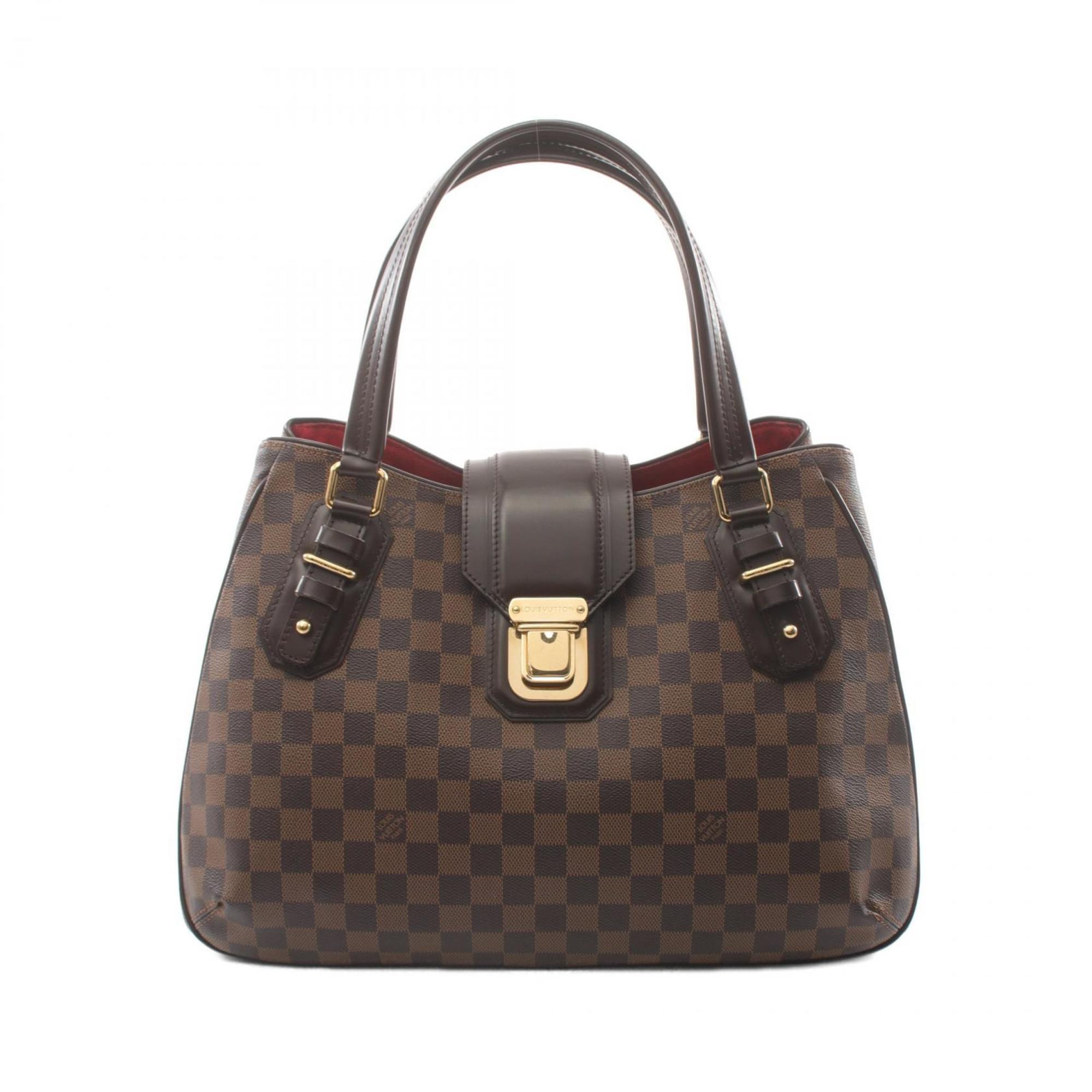 Louis Vuitton LOUIS VUITTON Grito Damier Ebene Handbag Bag Coated Canvas Leather Women's Brown N48108