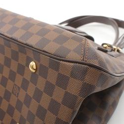 Louis Vuitton LOUIS VUITTON Grito Damier Ebene Handbag Bag Coated Canvas Leather Women's Brown N48108