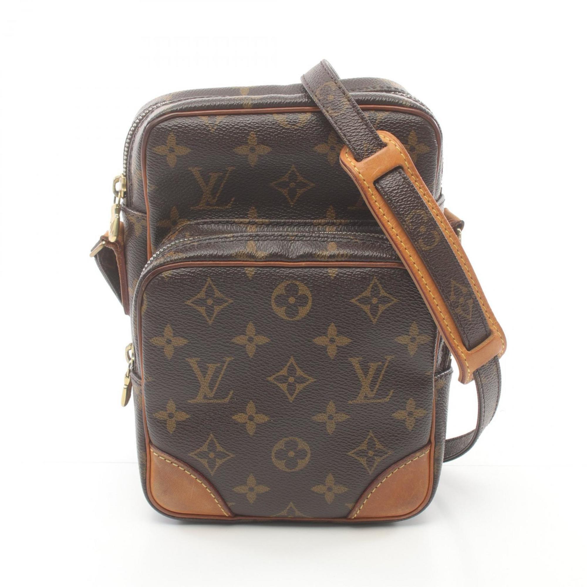 Louis Vuitton LOUIS VUITTON Amazon Monogram Shoulder Bag Coated Canvas Leather Women's Brown M45236