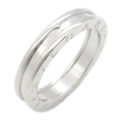 BVLGARI B-zero1 XS Ring, K18WG (White Gold), Men's, Women's, Silver