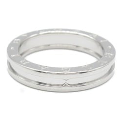 BVLGARI B-zero1 XS Ring, K18WG (White Gold), Men's, Women's, Silver