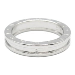 BVLGARI B-zero1 XS Ring, K18WG (White Gold), Men's, Women's, Silver