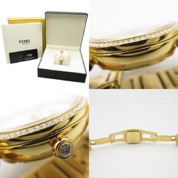 FENDI Forever Watch GP (Gold Plated) Women's White Shell F103400601