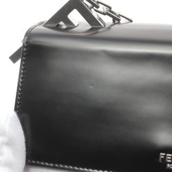 FENDI Firstside Handbag Bag Leather Women's Black 8BS072