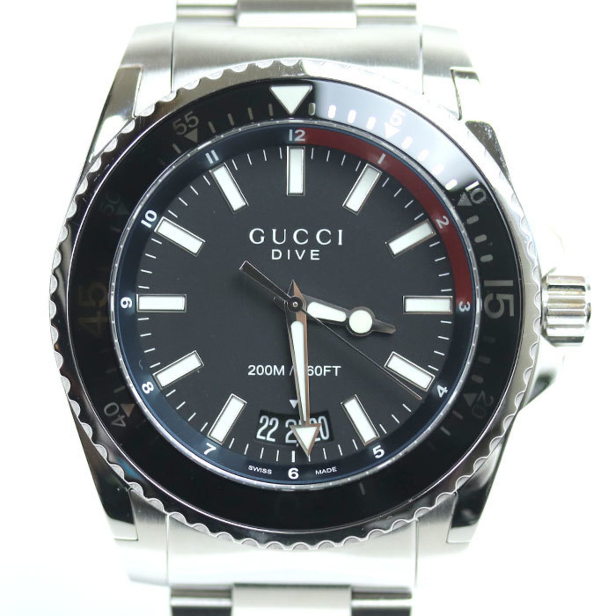 GUCCI DIVE watch, battery-operated, YA136212/136.2, for men