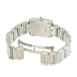 Cartier Tank Francaise SM W51028Q3 Ladies Watch Pink Shell Quartz