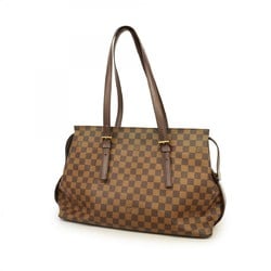 Louis Vuitton Tote Bag Damier Chelsea N51119 Ebene Women's