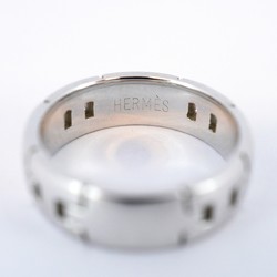 Hermes Ring Hercules K18WG White Gold Size 10 Ladies