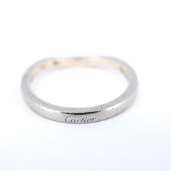 Cartier Ring Ballerina Half Eternity Diamond Pt950 Platinum #49 Ladies