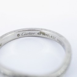 Cartier Ring Ballerina Half Eternity Diamond Pt950 Platinum #49 Ladies