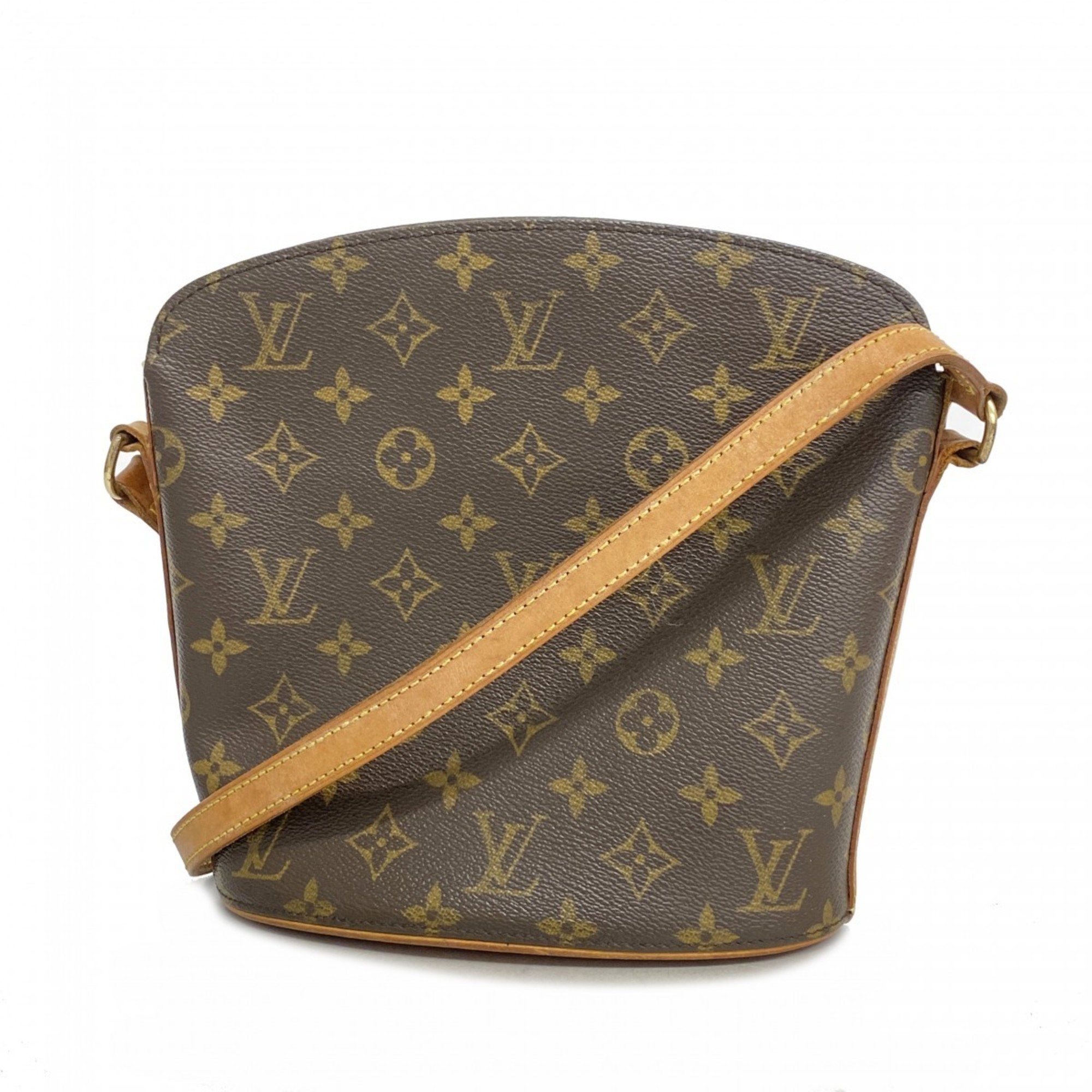 Louis Vuitton Shoulder Bag Monogram Drouot M51290 Brown