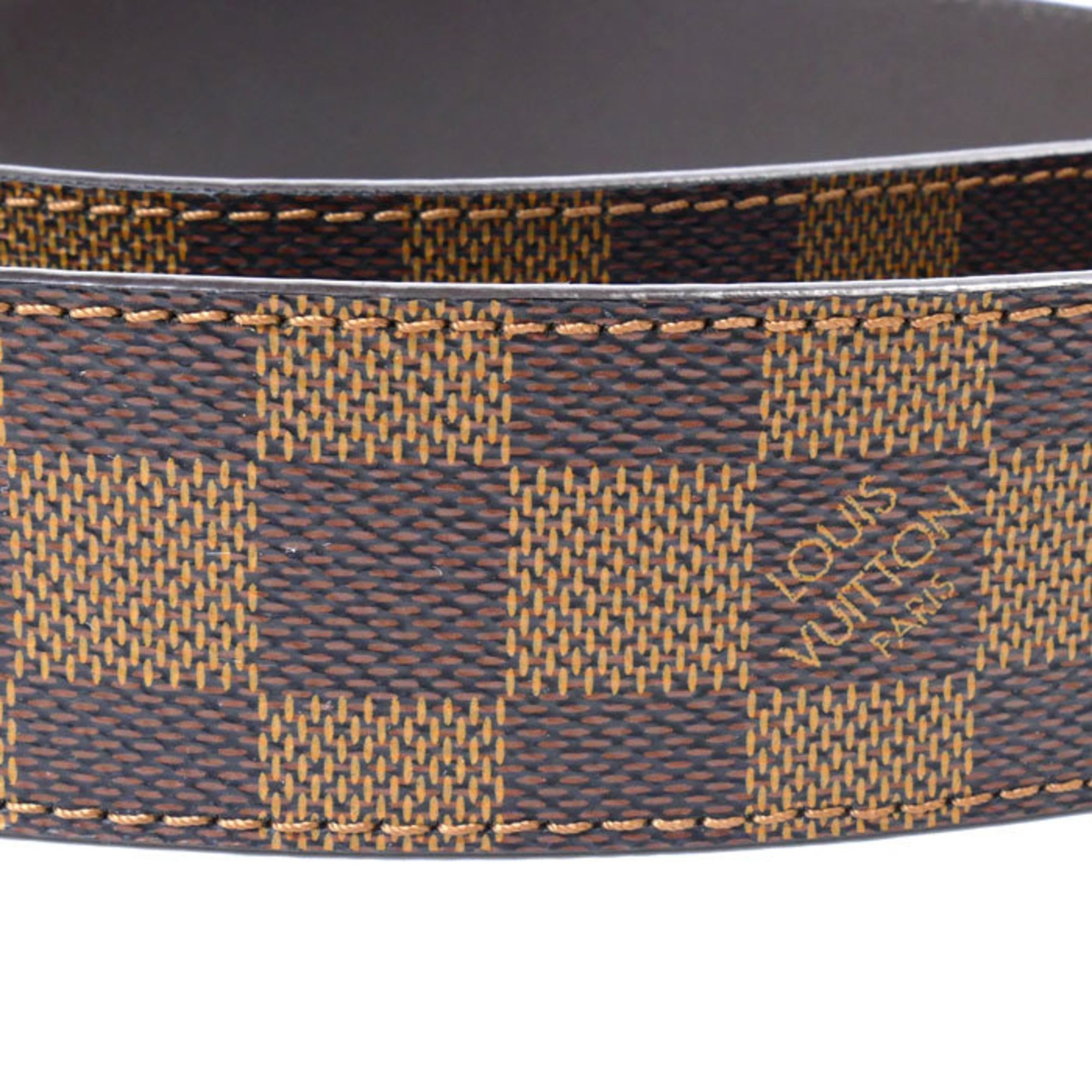 LOUIS VUITTON Louis Vuitton LV Initial 40MM Belt Damier Brown M9807 Men's