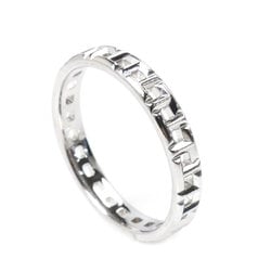 TIFFANY&Co. Tiffany K18WG White Gold T True Narrow Ring 62508396 Size 16.5 3.6g Women's