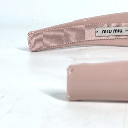 Miu Miu MIUMIU 5IH025 Hairband Headband Enamel Women's Pink