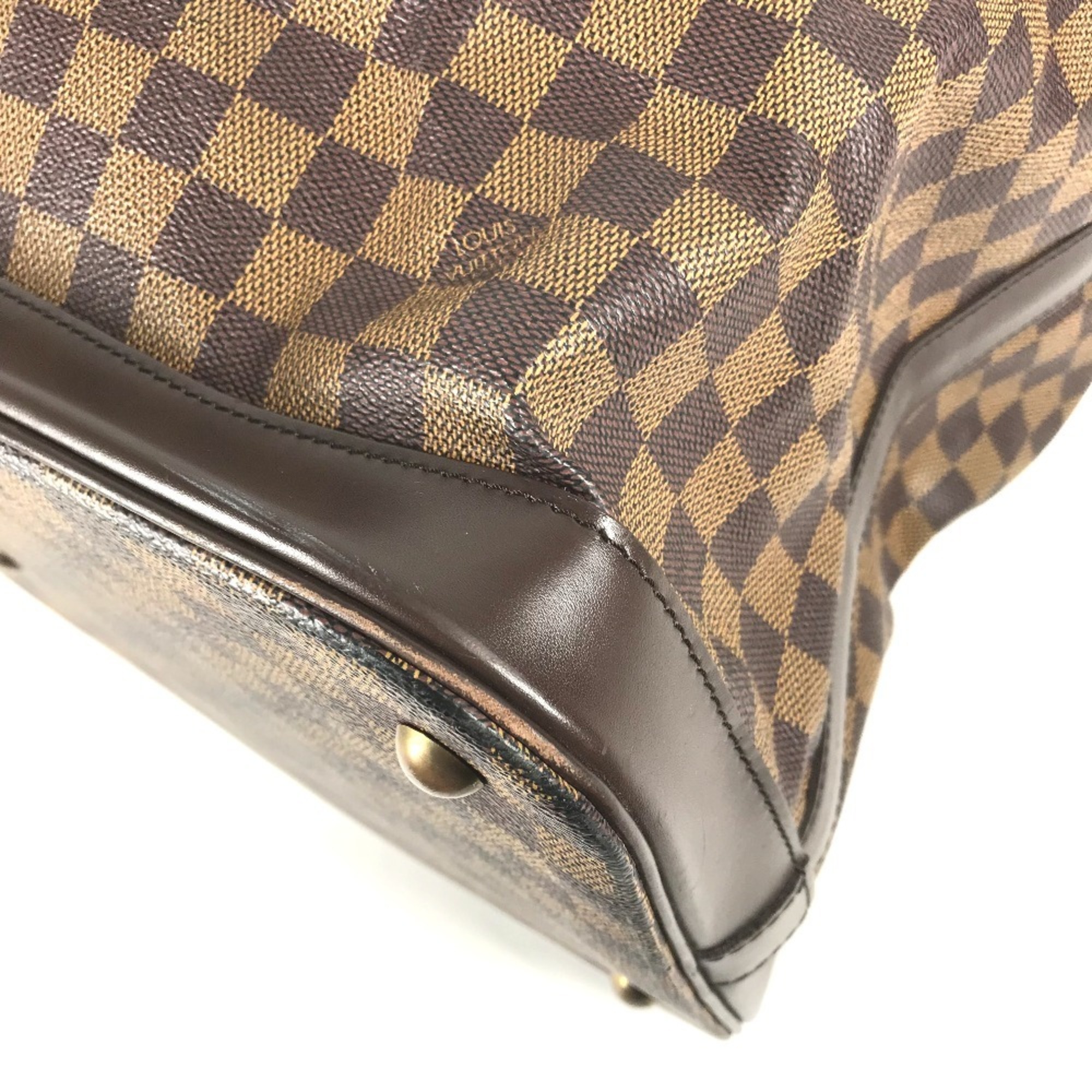 LOUIS VUITTON N41160 Damier Grimo 45 Travel Bag Handbag Boston Canvas Men's Women's Ebene Brown