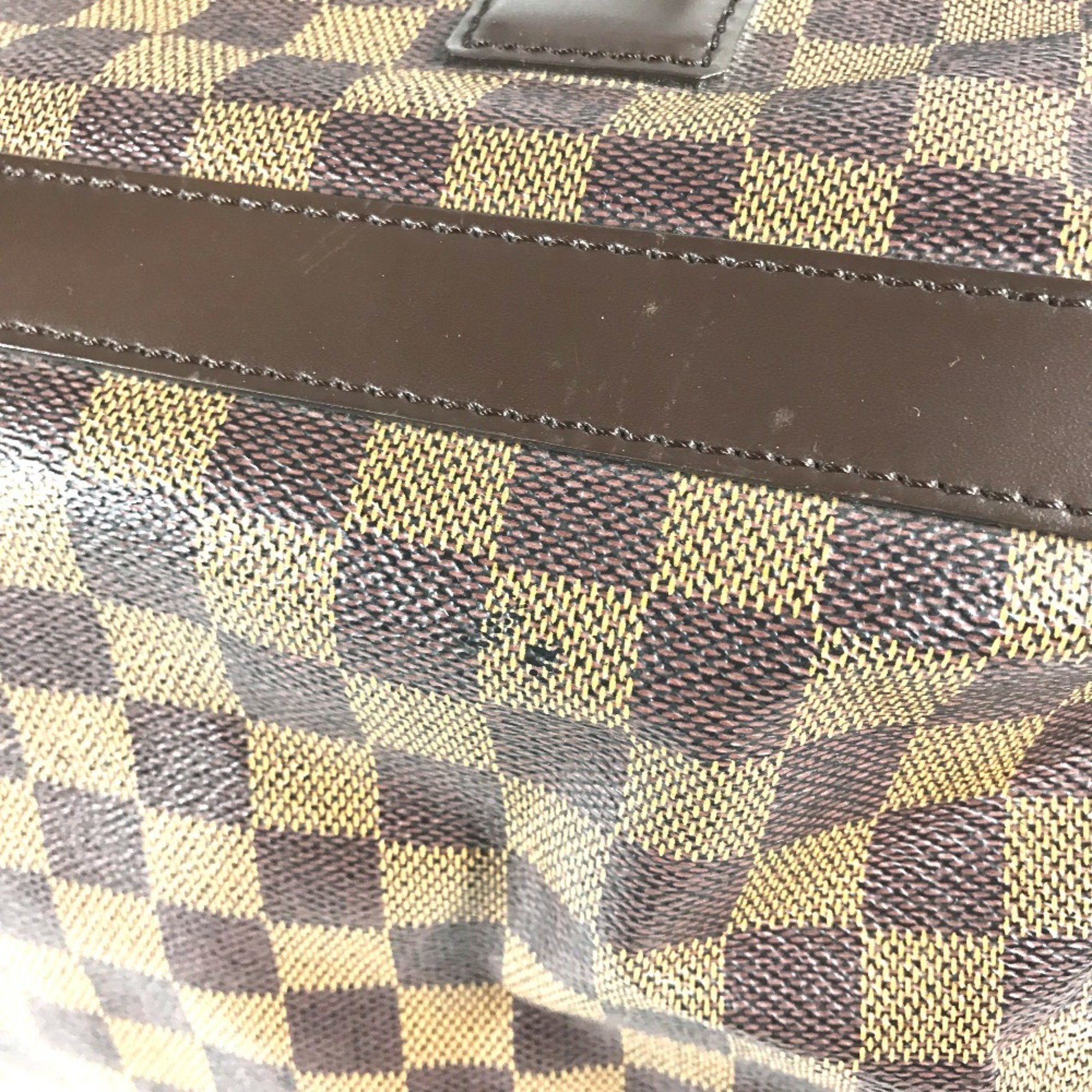 LOUIS VUITTON N41160 Damier Grimo 45 Travel Bag Handbag Boston Canvas Men's Women's Ebene Brown