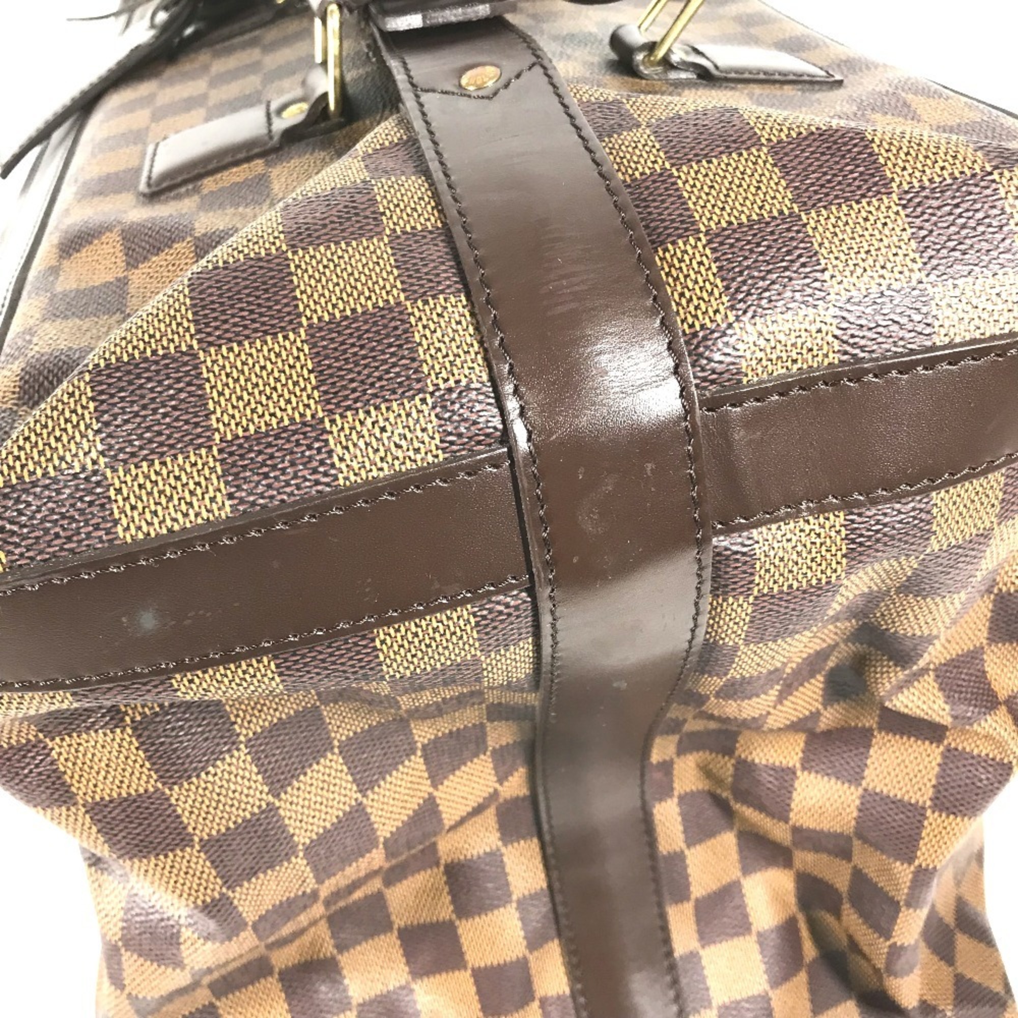 LOUIS VUITTON N41160 Damier Grimo 45 Travel Bag Handbag Boston Canvas Men's Women's Ebene Brown