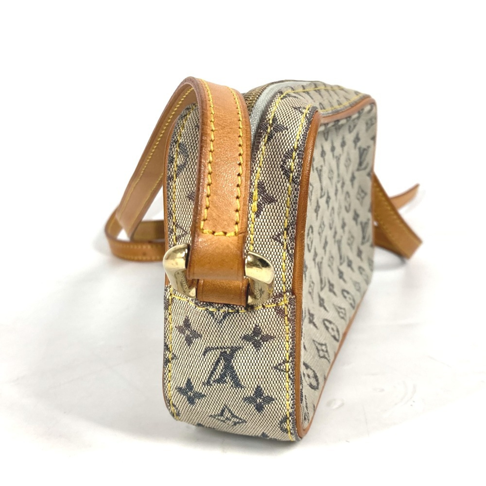 LOUIS VUITTON M92004 Monogram Juliette MM Pochette Shoulder Bag Canvas Women's Blue