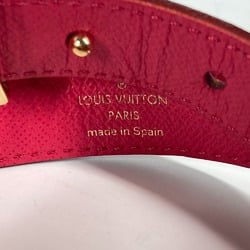 LOUIS VUITTON Louis Vuitton Monogram Multicolor LV Buckle Thin Belt Canvas Women's Blanc White