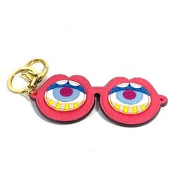 MCM CRAIG & KARL collaboration Craig Karl glasses design bag charm keychain leather men's women's pink