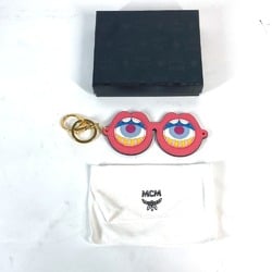 MCM CRAIG & KARL collaboration Craig Karl glasses design bag charm keychain leather men's women's pink