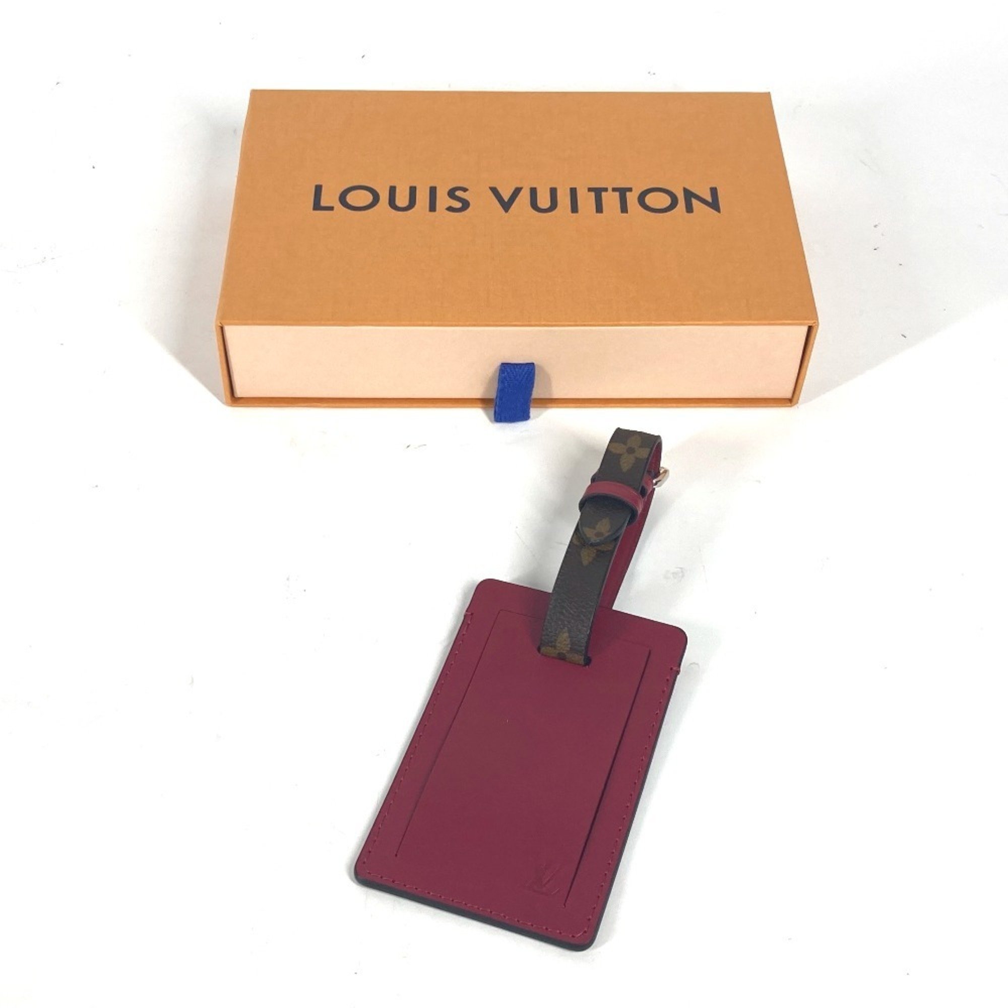 LOUIS VUITTON Louis Vuitton Monogram Name Tag Not for Sale Charm Canvas Women's Brown